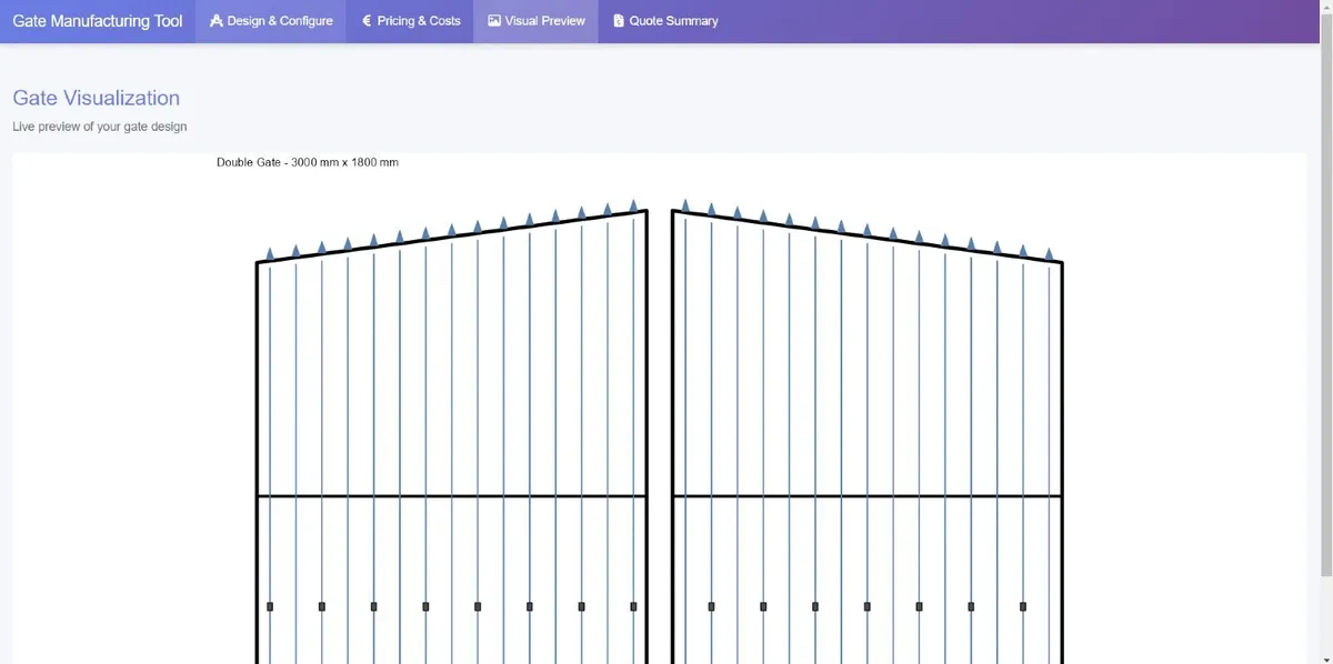 House Gates Pricing & Cutting List App - Image 2