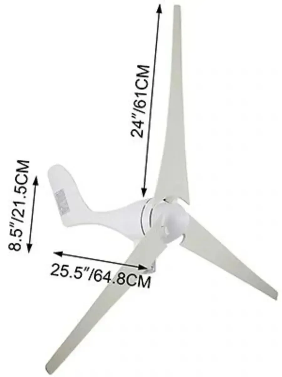 Wind Turbine Generator 500W Home Power System - Image 3