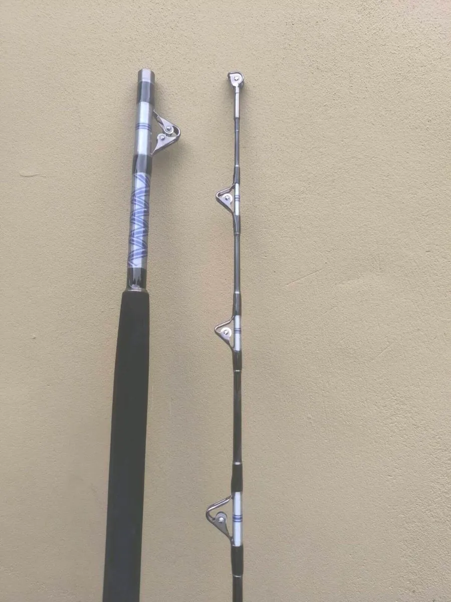 Bison all roller eye 6' boat rod 2:piece - Image 1