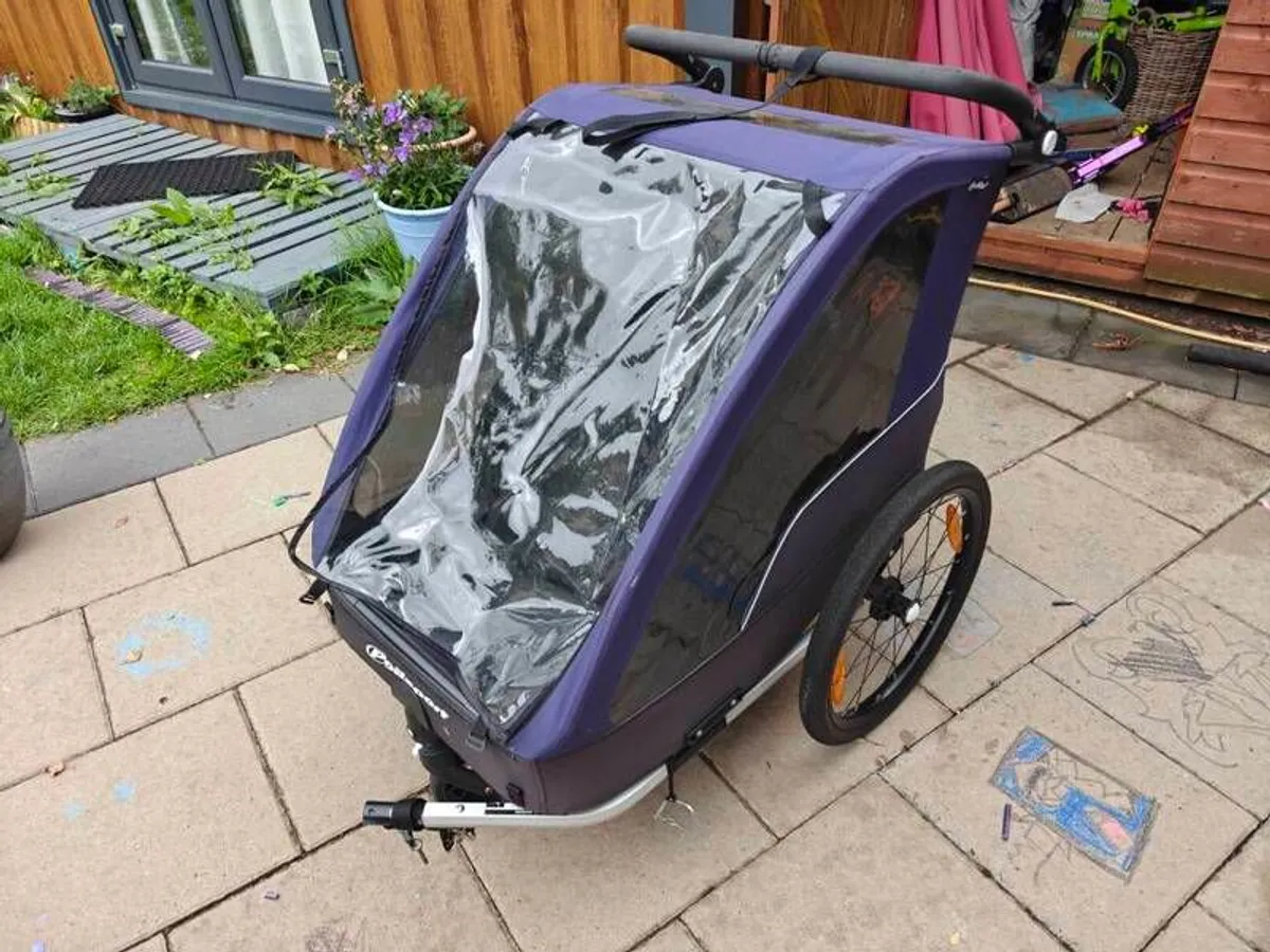 Polisport Trailer + Stroller (2 Child) + 2 Hitches - Image 3