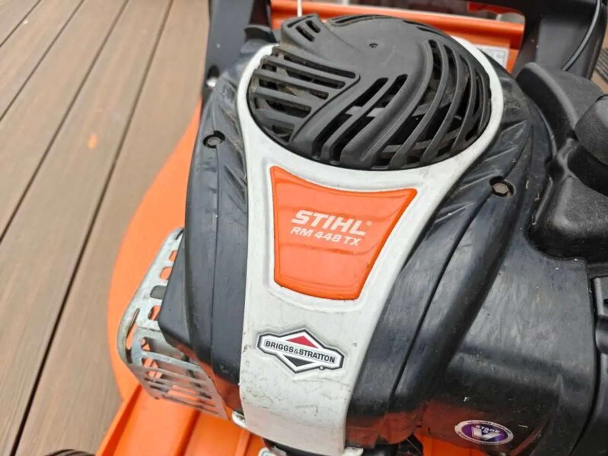 STIHL RM 448 TX Self-Propelled Mower - Just Serviced - Image 2
