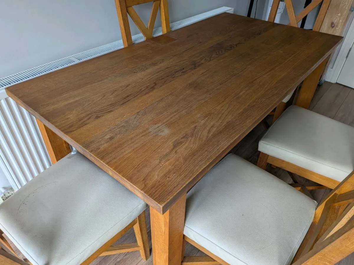Dining table and chairs - Image 2