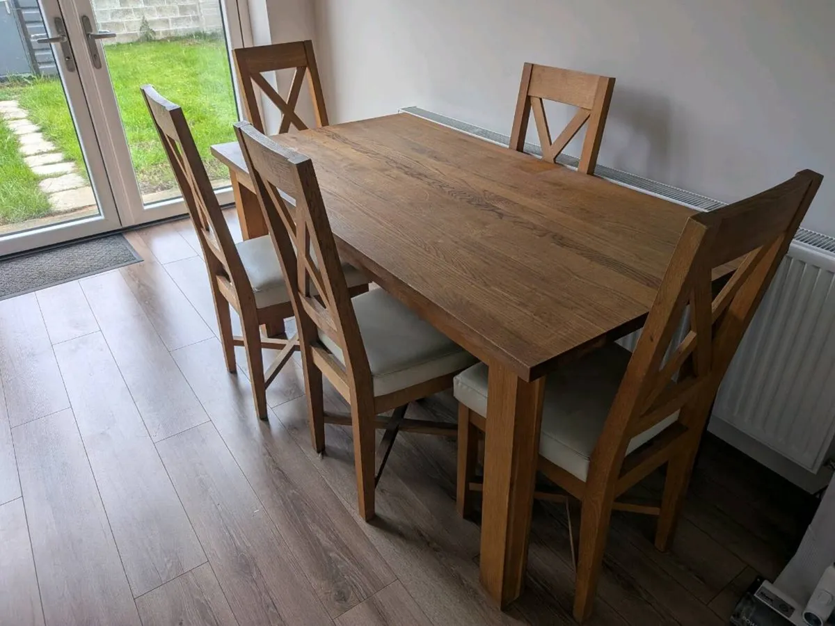 Dining table and chairs - Image 3