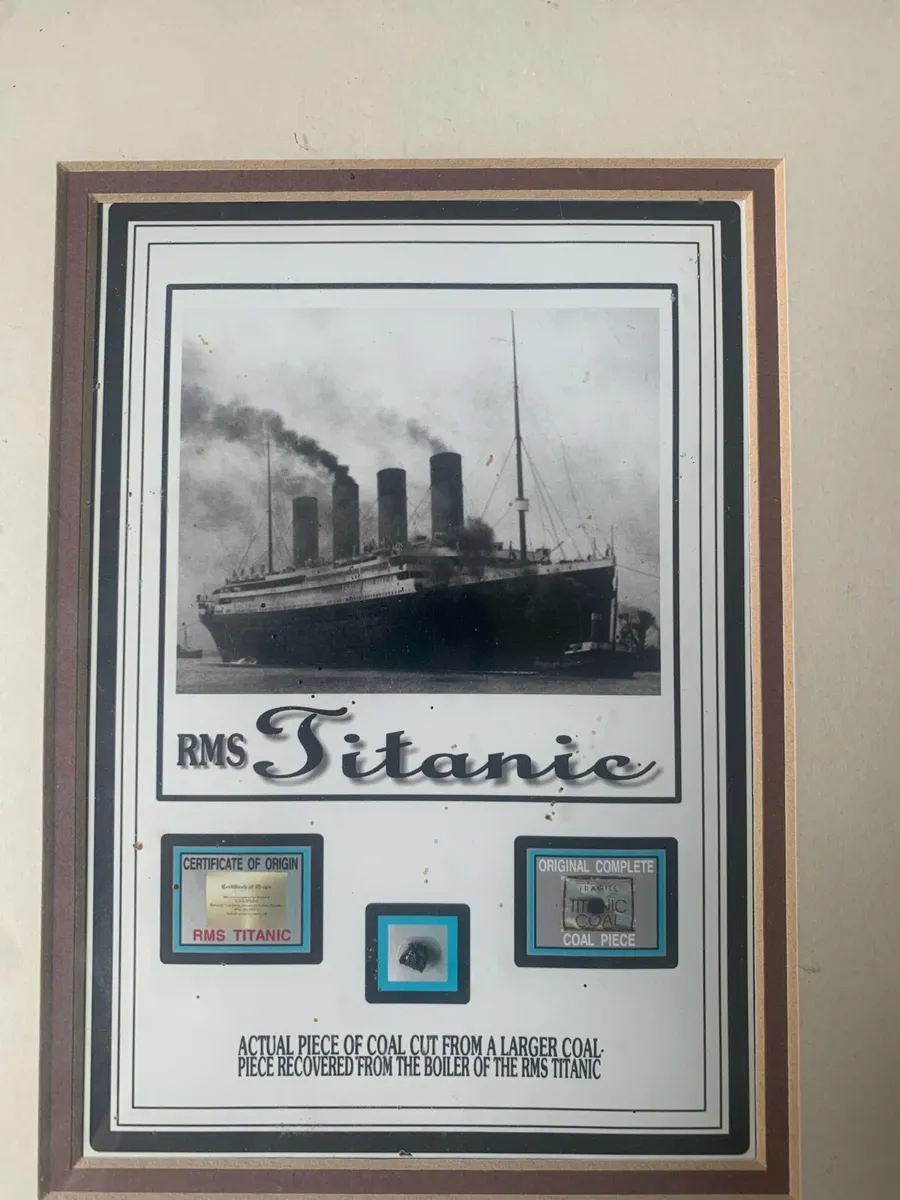 Piece of coal from the Titanic - Image 2