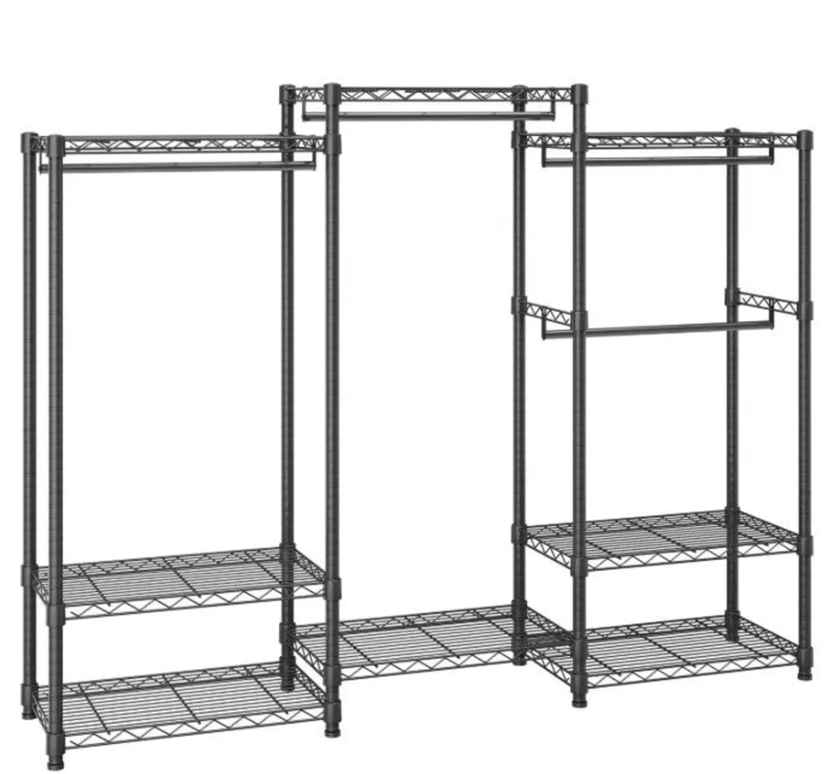 Heavy Duty Clothes Rack 363 kg Open Wardrobe - Image 4