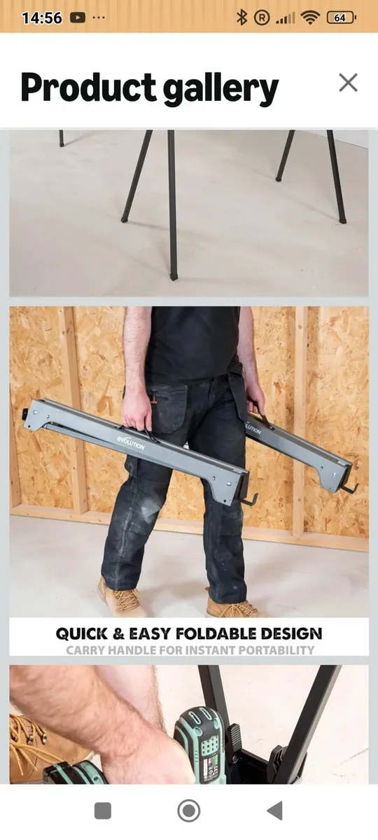 Pair sawhorses - Image 2