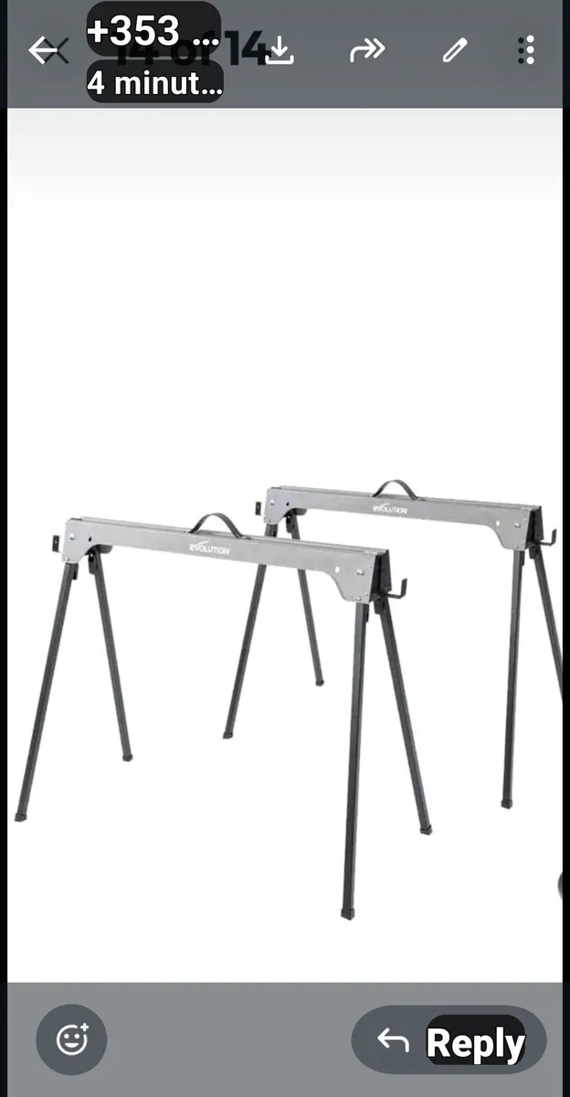 Pair sawhorses - Image 3
