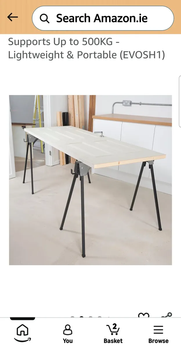 Pair sawhorses - Image 4