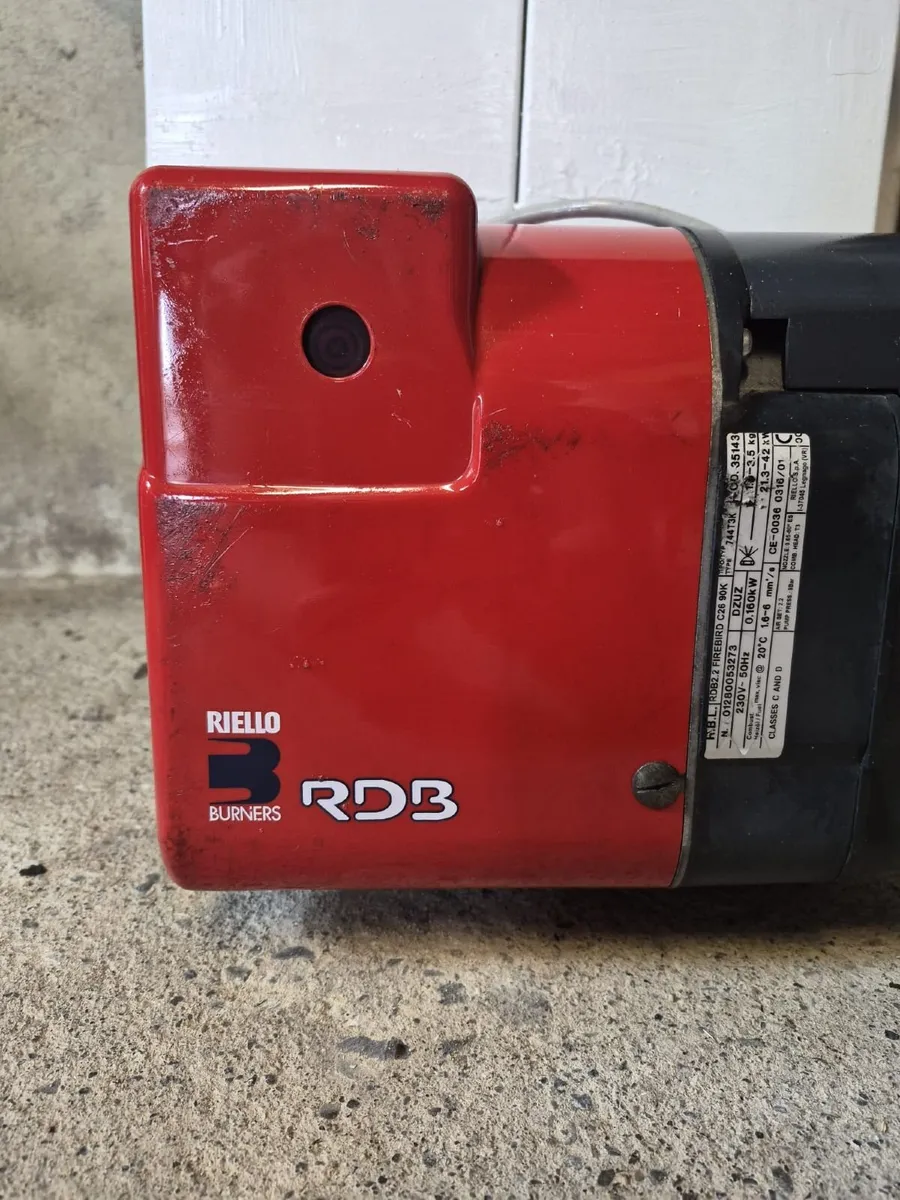 Riello RDB oil burner, Boiler Body + Pump - Image 1