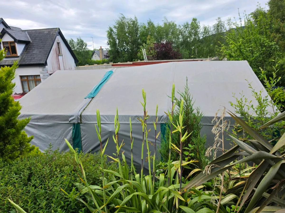STORAGE TENT SHED MARQUEE TARPAULIN GAZEBO GARAGE - Image 2