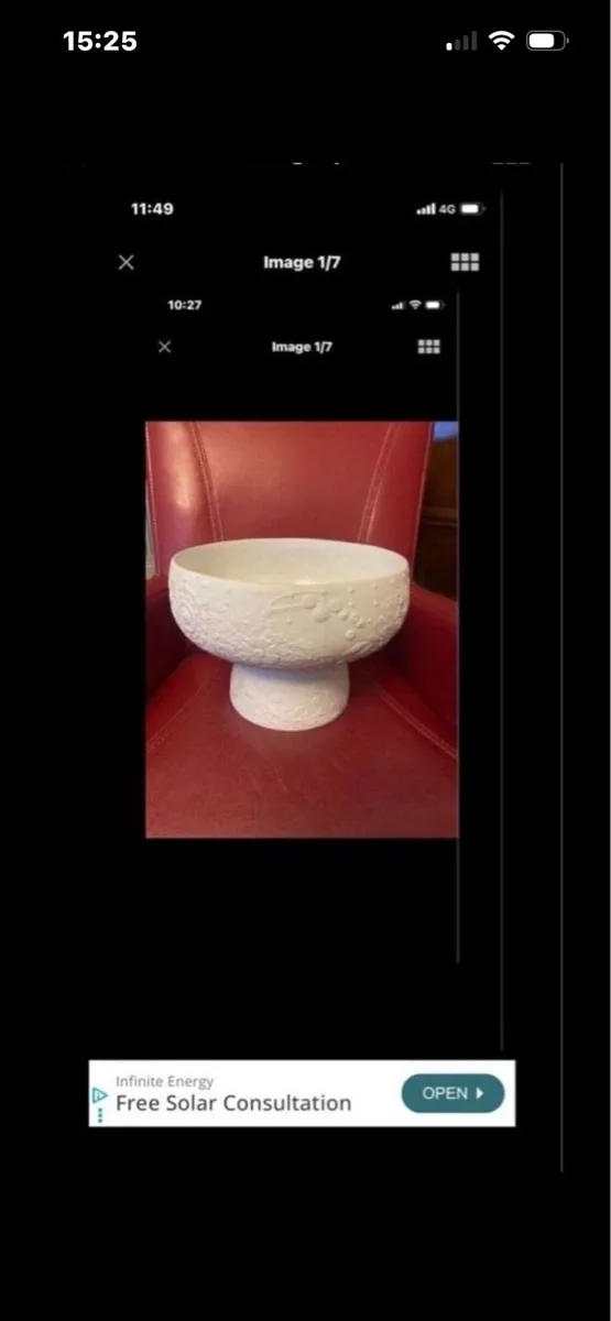 Rare & Retired Large Lladro Pastoral Bowl - Image 1