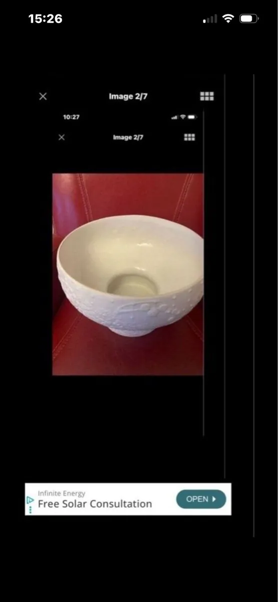 Rare & Retired Large Lladro Pastoral Bowl - Image 2
