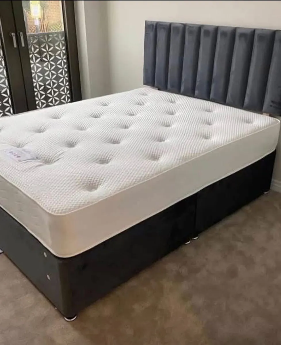 Brand new split divan base beds - Image 4