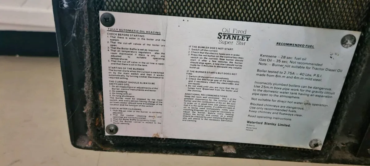 Stanley Super Star Oil Range - Image 4