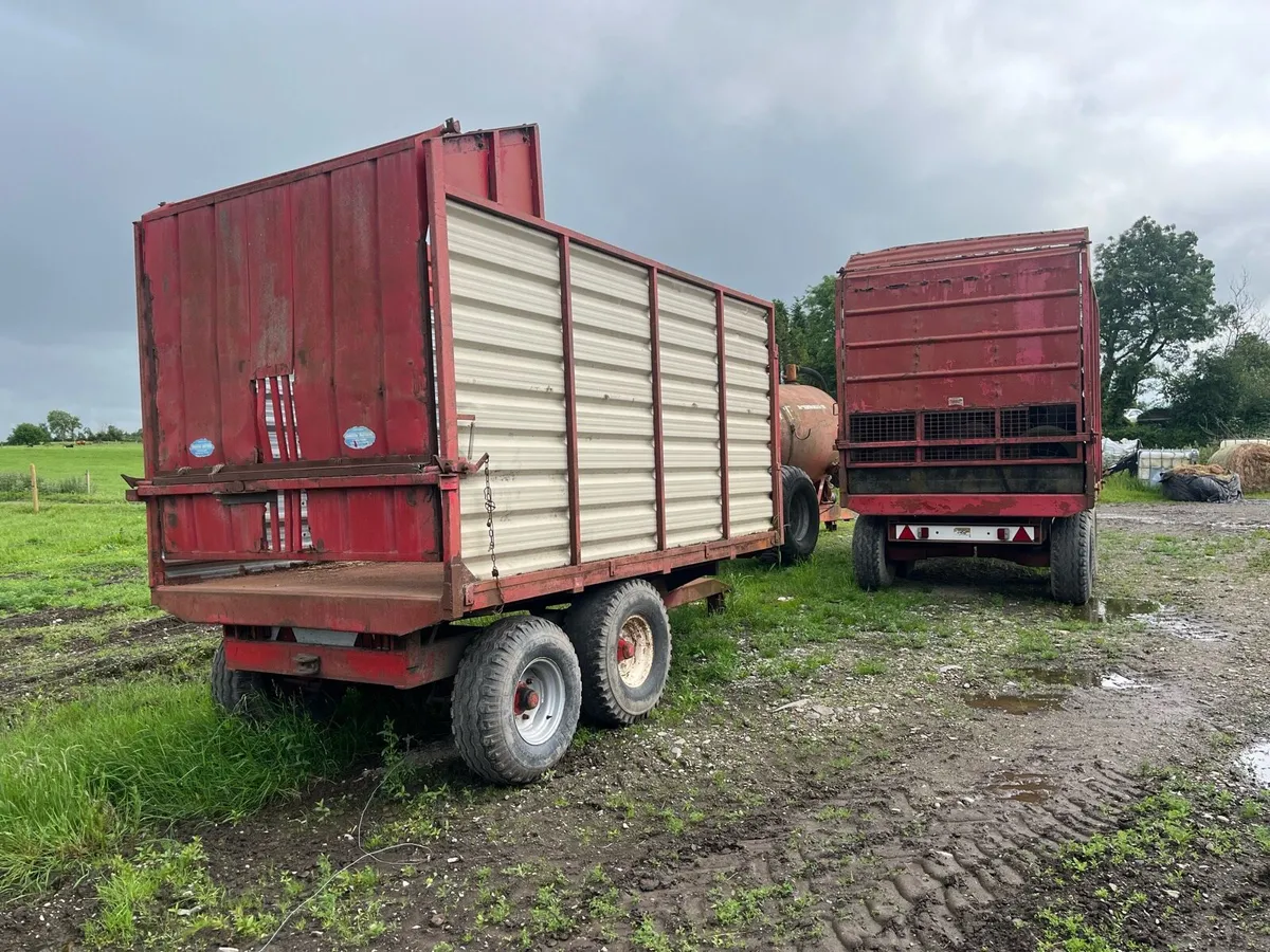 Silage trailers 13 by 7 foot - Image 2