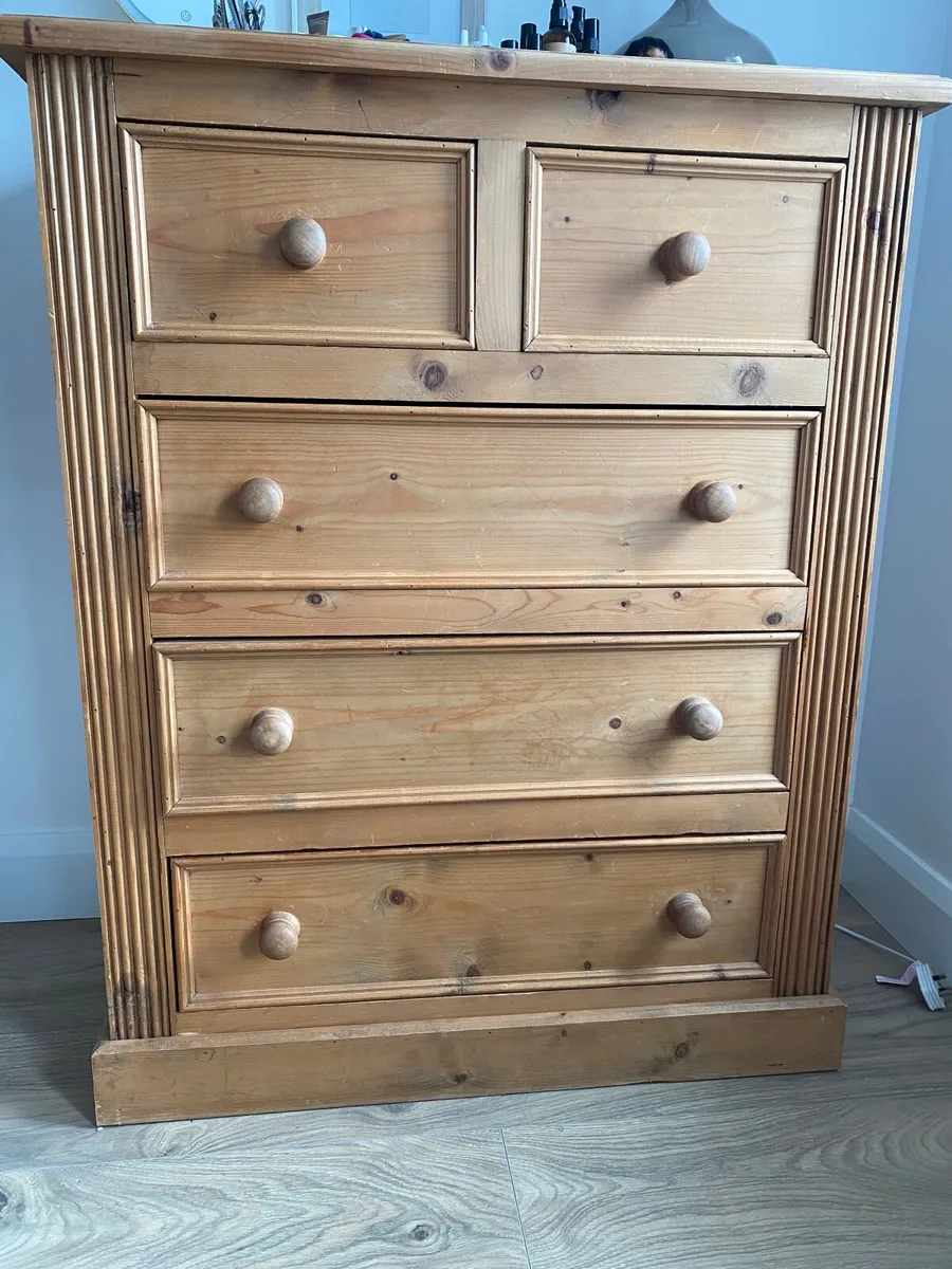 Pair of Solid Pine Chest of Drawers €220 - Image 1