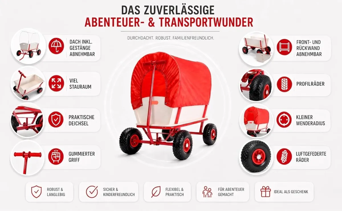 Handcart heavy duty holds up to 180 kg - Image 3