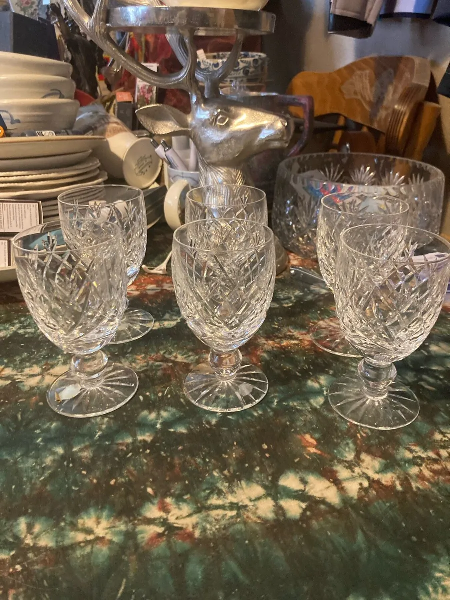 Waterford crystal Donegal glasses free postage - Image 1