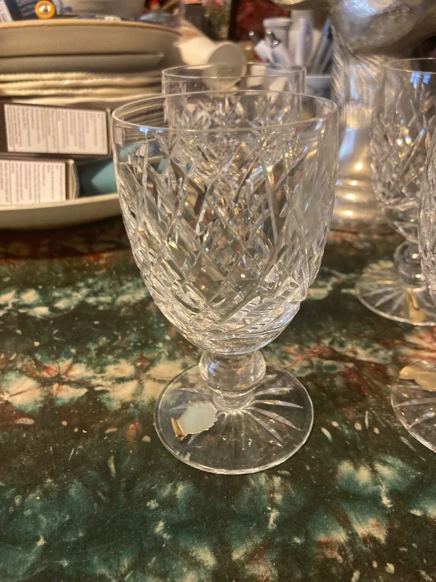 Waterford crystal Donegal glasses free postage - Image 3
