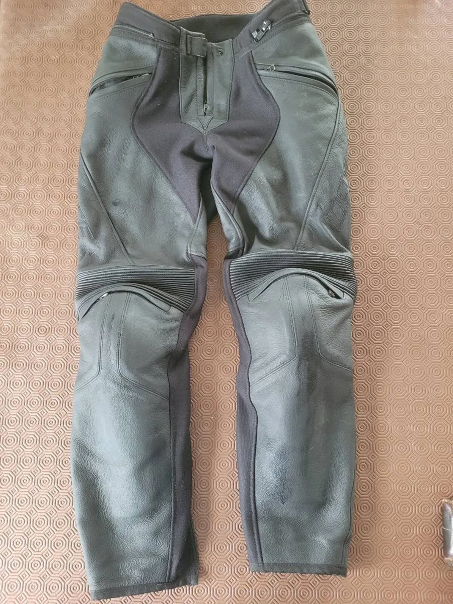 Ladies leather motorbike pants - Image 1