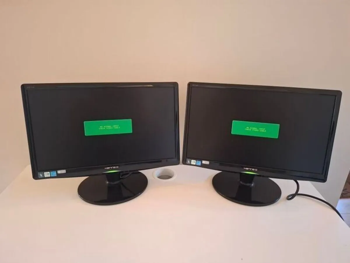 x2 Hanns G Monitors - Image 1
