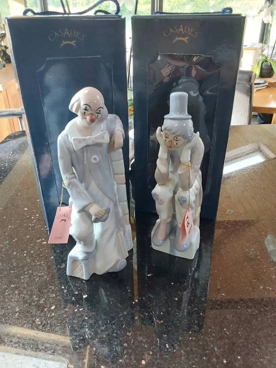 Vintage Casades Clown Ornaments. - Image 1