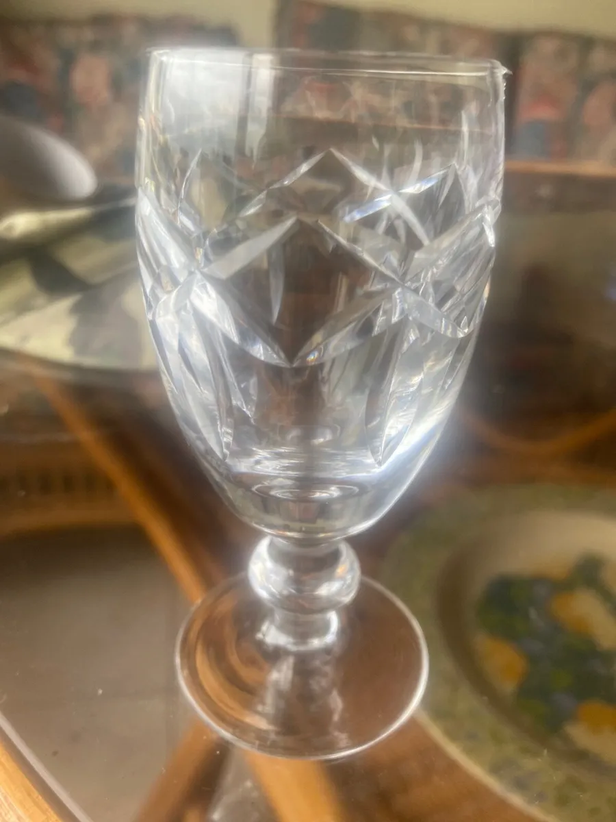 Crystal Sherry glasses - Image 2