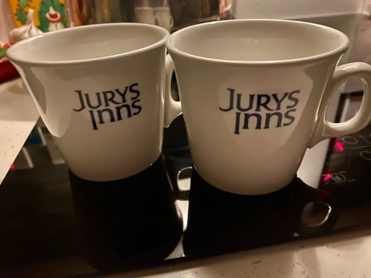 Jurys Inns Hotel Steelite England Coffee Cups - Image 1