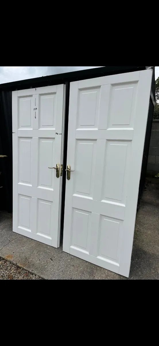 White wooden Doors - Image 1