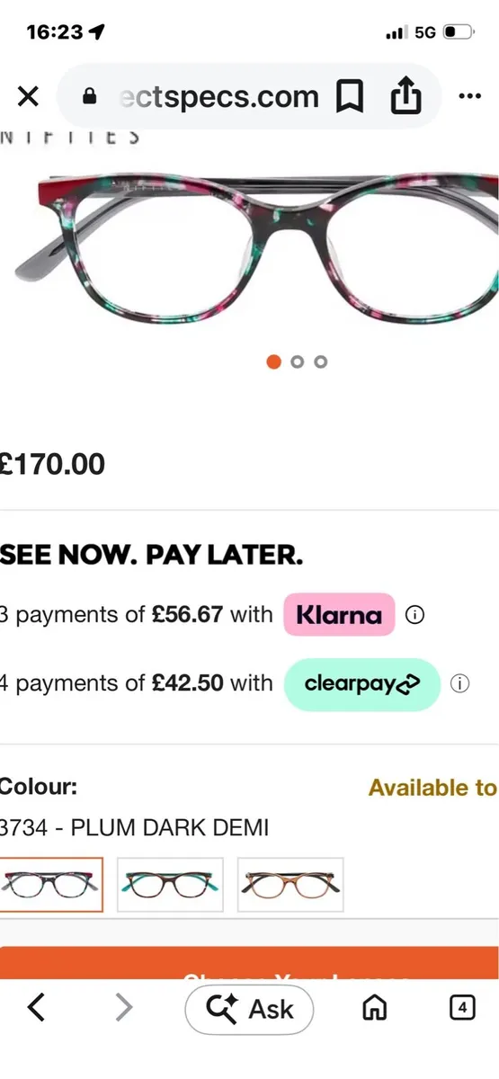Reading glasses frame - Image 2