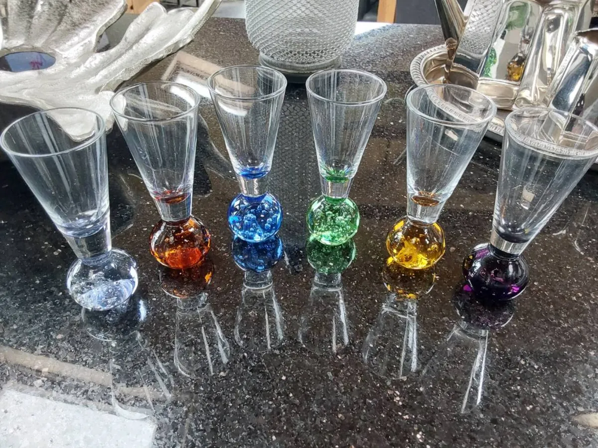 Mid Century Shot Glasses - Image 1