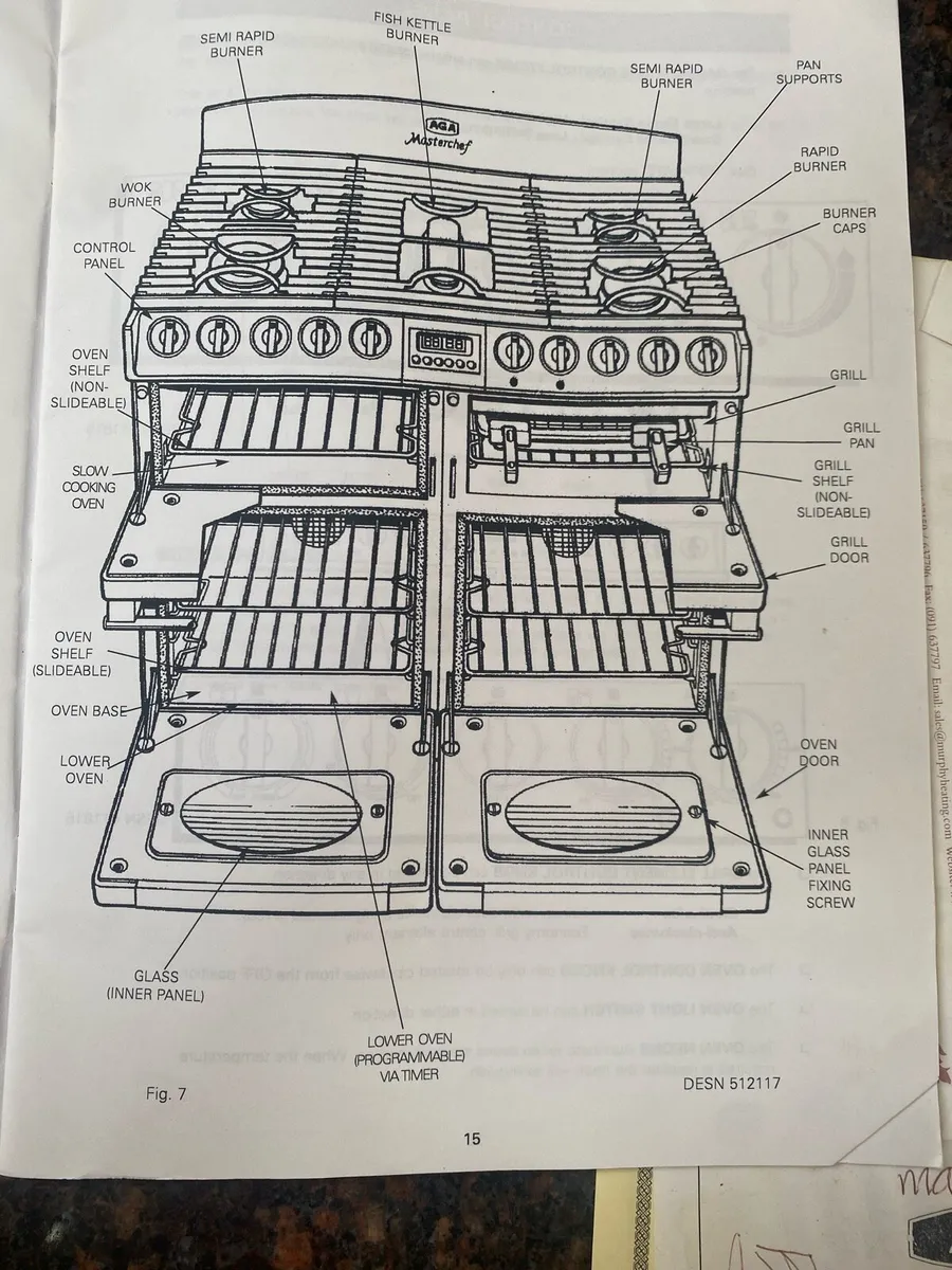 Aga dual fuel Masterchef range cooker - Image 4
