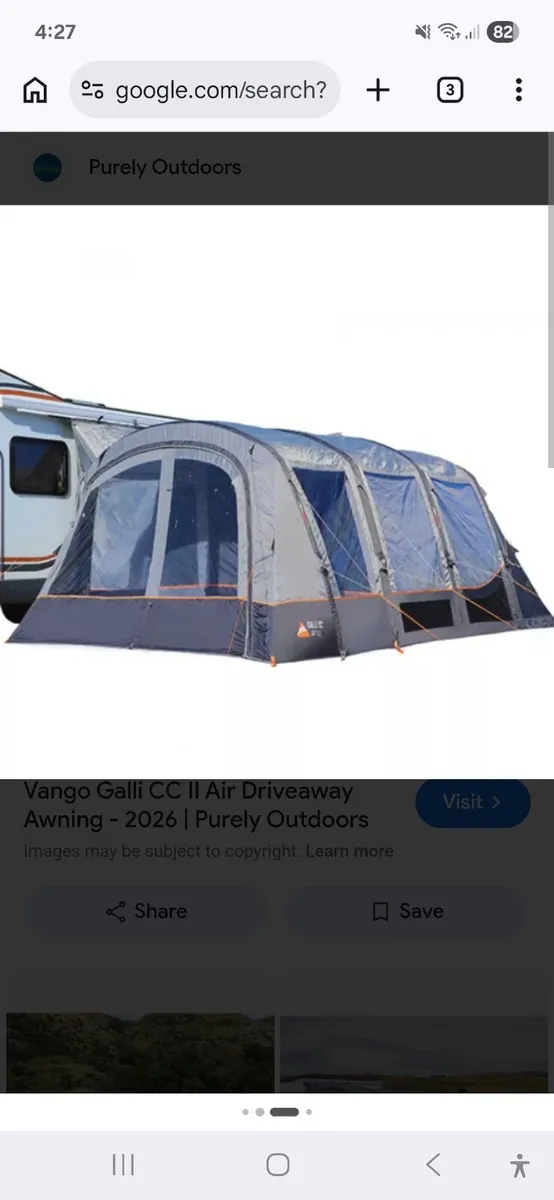 Vango galli flatable awning tent - Image 3