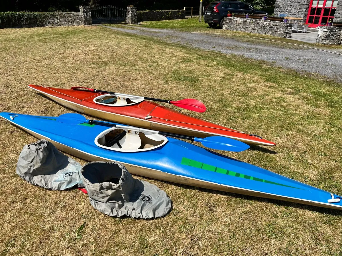 2x Lawrence Fiberglass Kayaks - Image 3