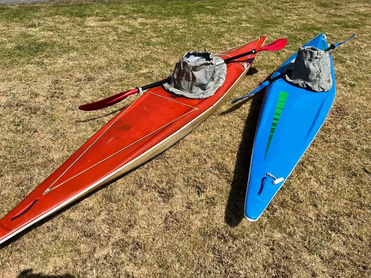 2x Lawrence Fiberglass Kayaks - Image 2