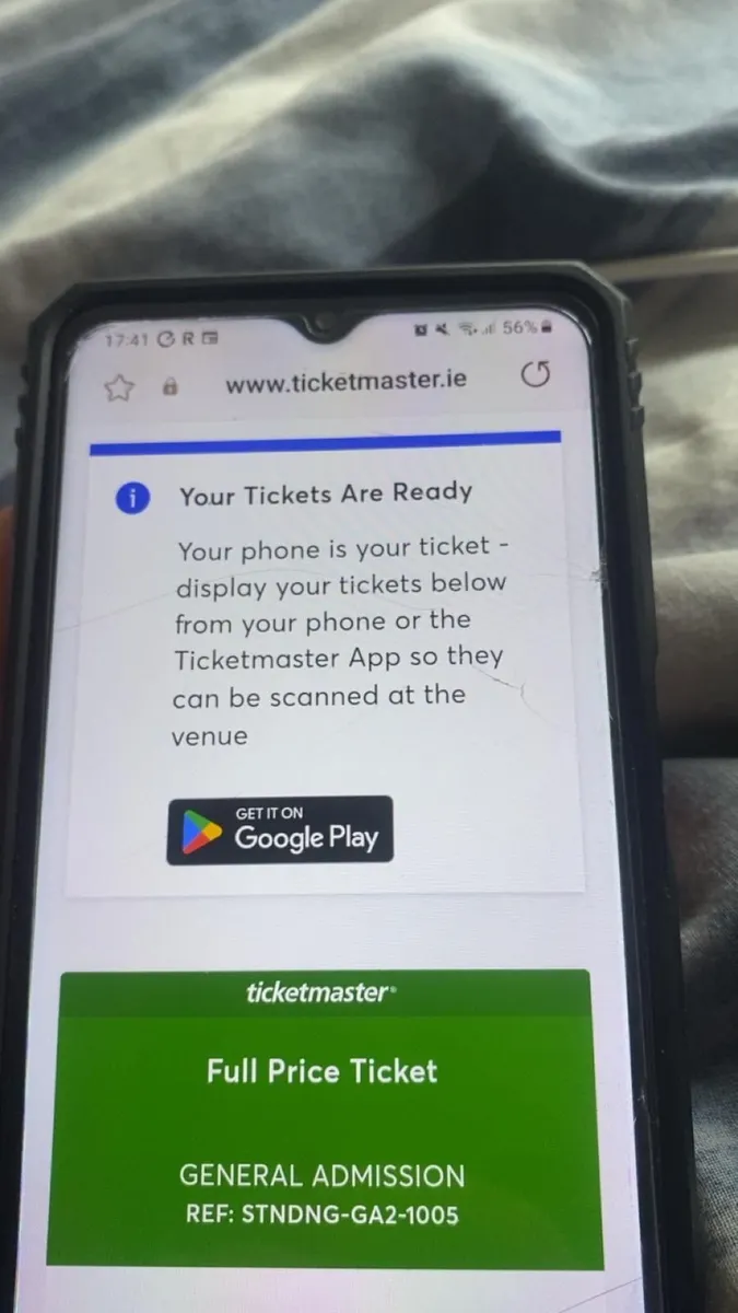 Kingfishr ticket - Image 1