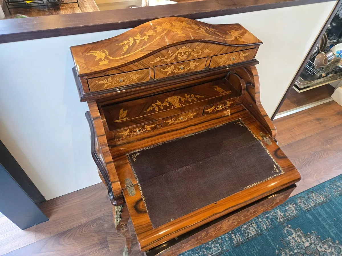 Antique French-style writing desk (reproduction) - Image 2