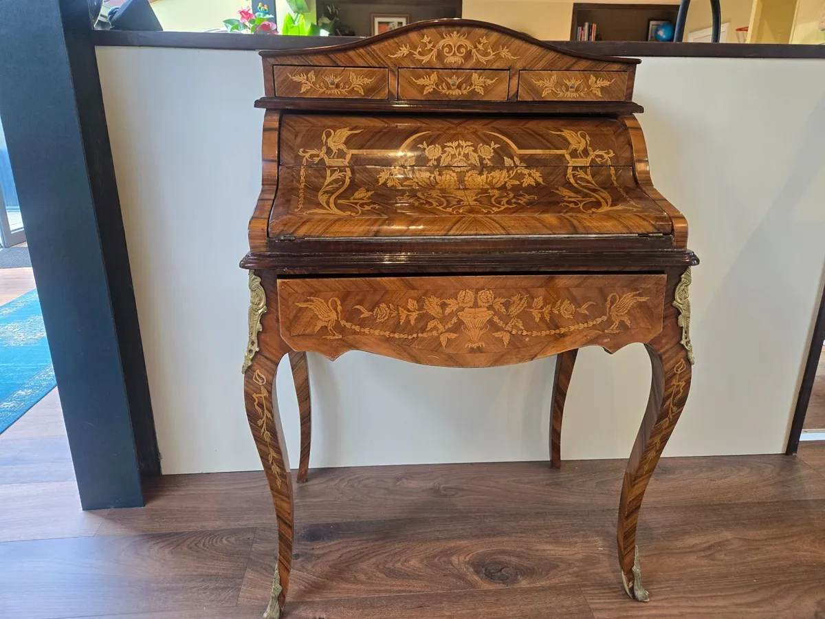 Antique French-style writing desk (reproduction) - Image 1