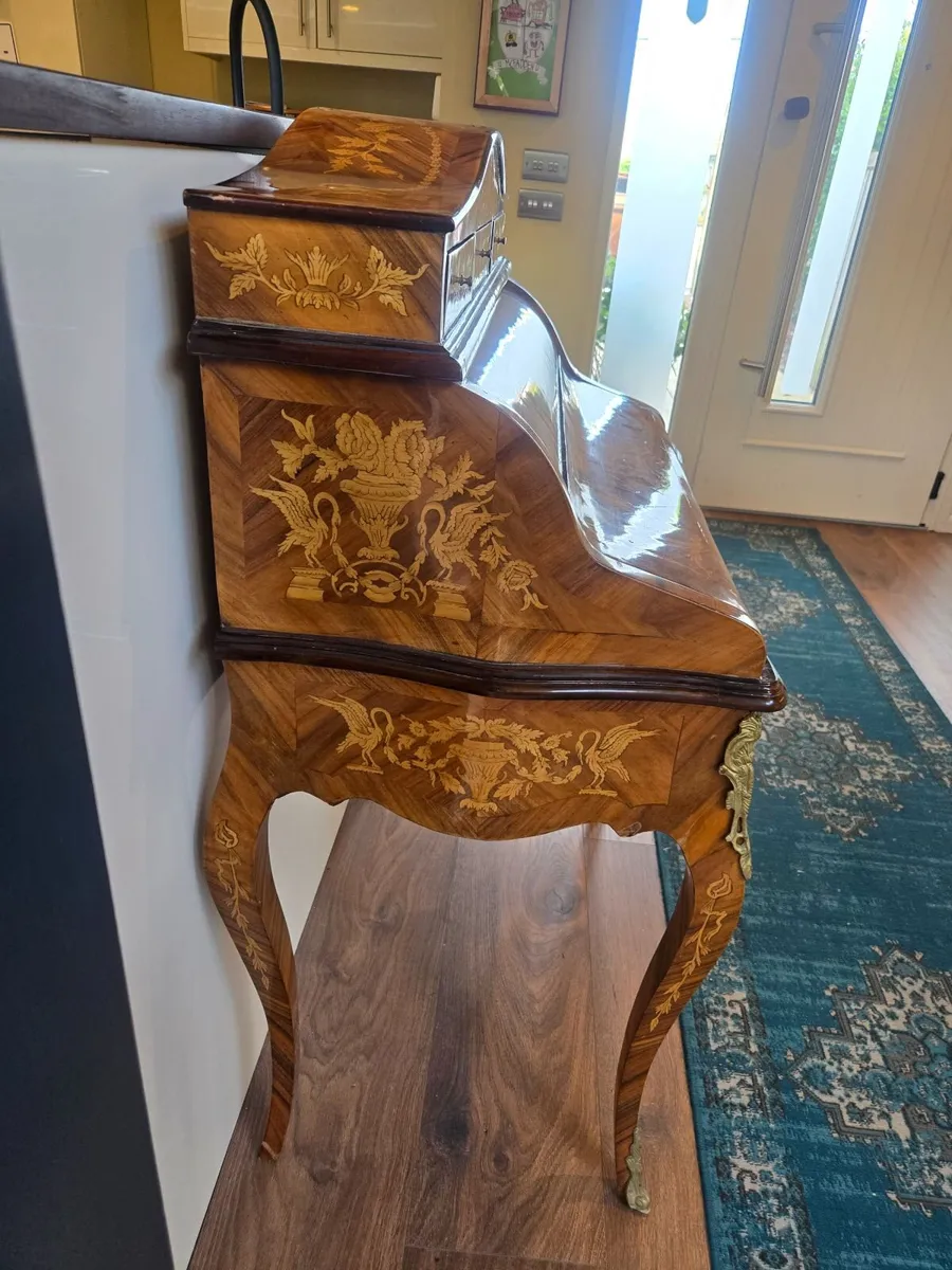 Antique French-style writing desk (reproduction) - Image 3