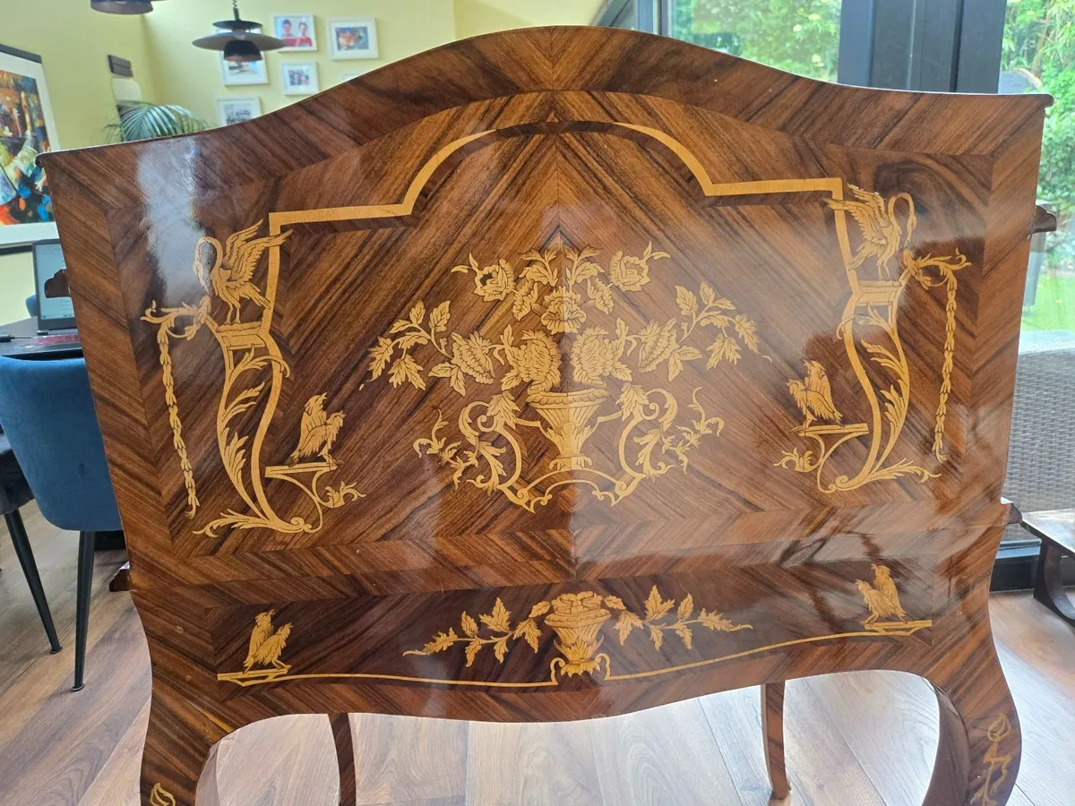 Antique French-style writing desk (reproduction) - Image 4