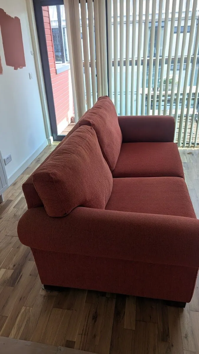 2 Red Couches - Image 2