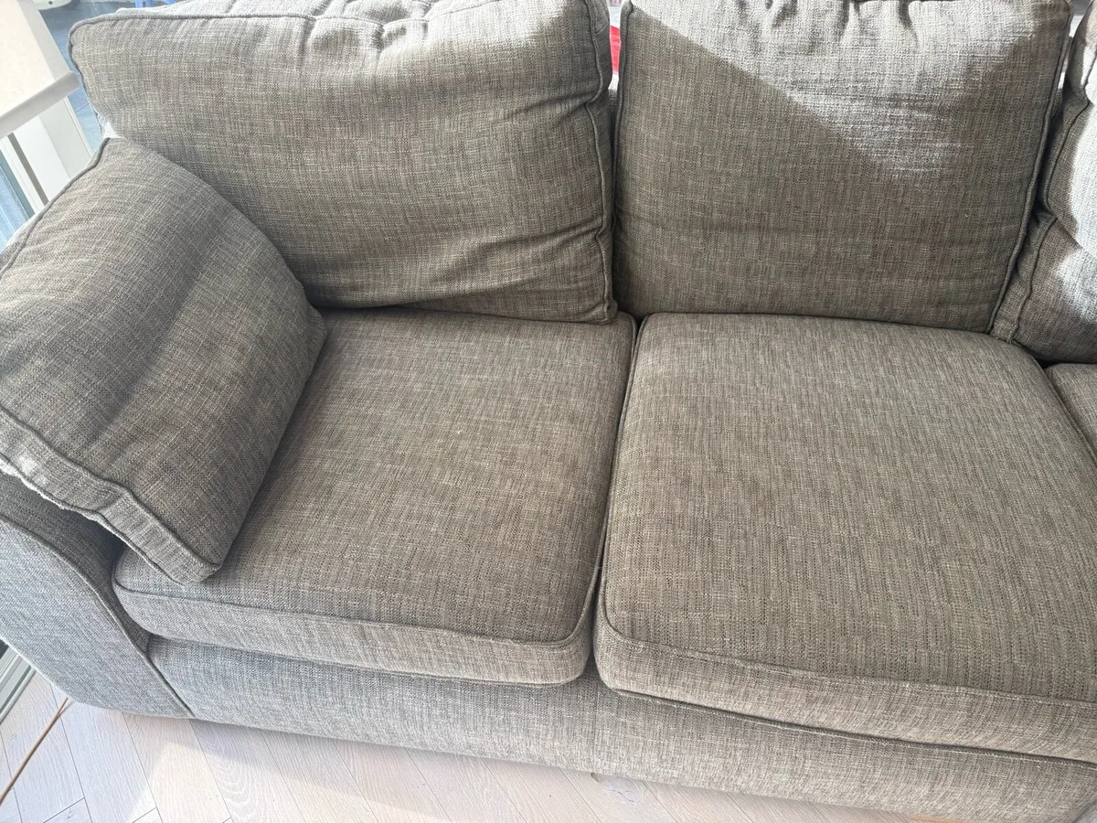 NEXT Stamford Grey Boucle Weave Sofa - Image 3