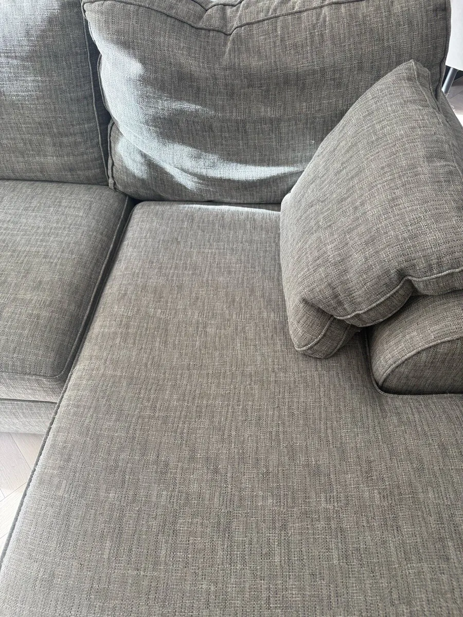 NEXT Stamford Grey Boucle Weave Sofa - Image 2