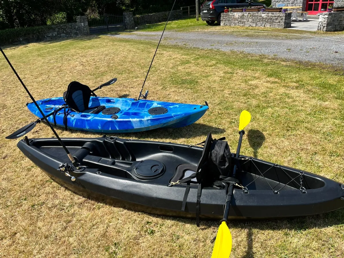 2x Sit-On-Top Fishing Kayaks - Image 1