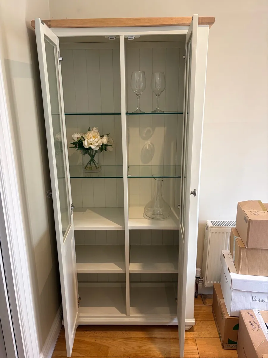 Solid wood dining display cabinet - Image 2