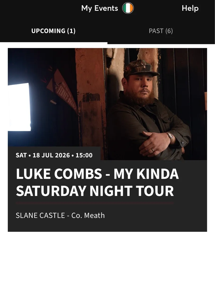 X3 Luke Combs Tickets - Image 1