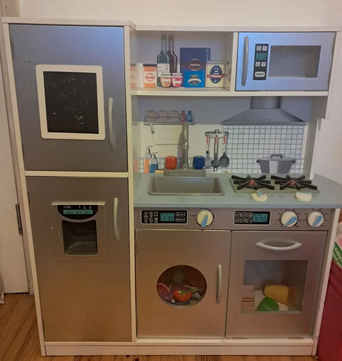 Large Wooden Children's Play Kitchen - Image 1