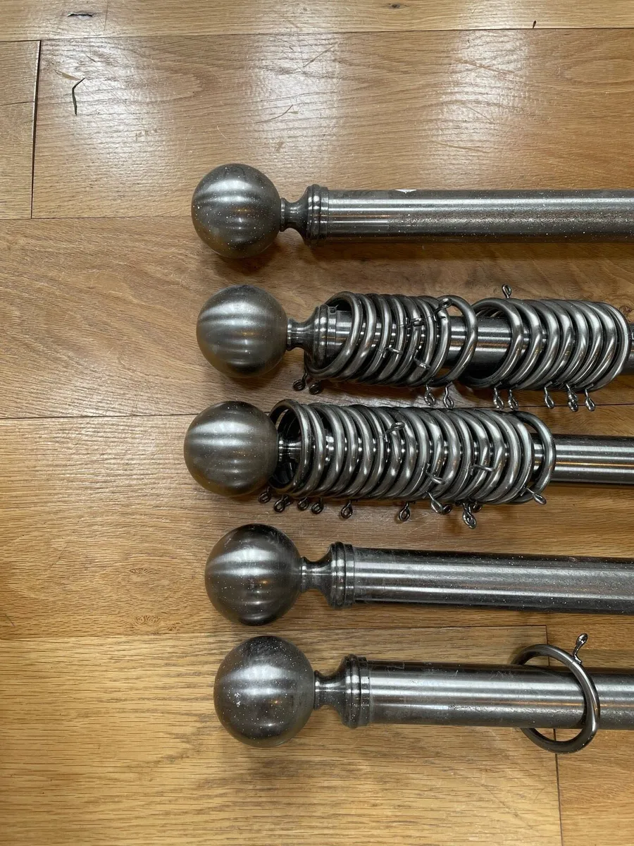 Heavy duty stainless steal curtain poles - Image 3