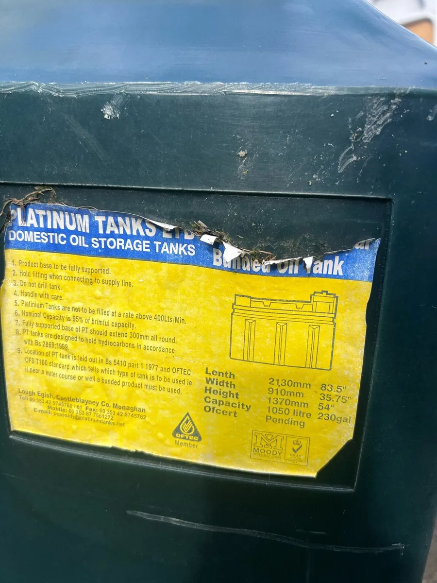 Platinum Oil Tank - Bunded Oil Tank - Image 3