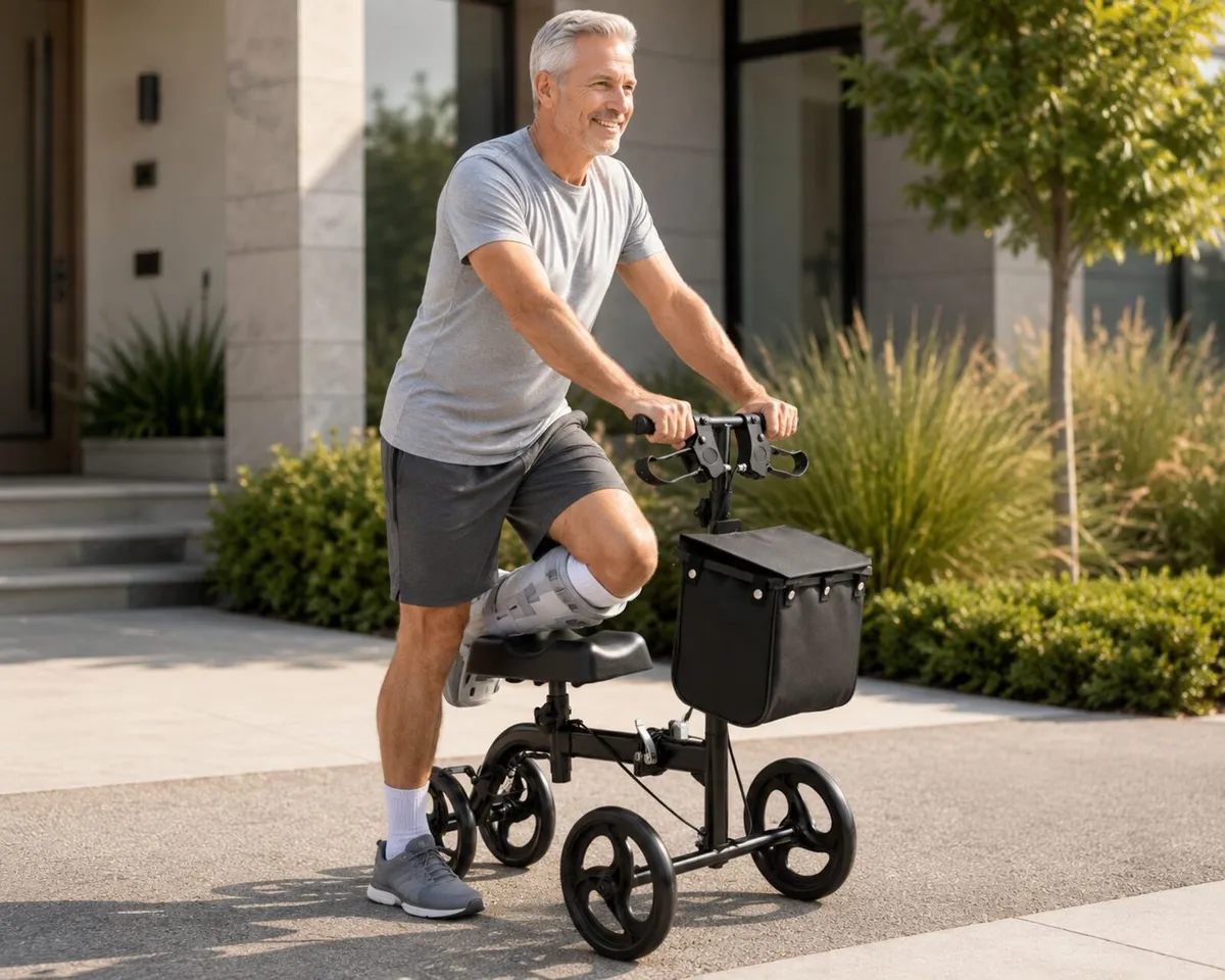 Folding Knee Scooter for Foot Injury - Image 1